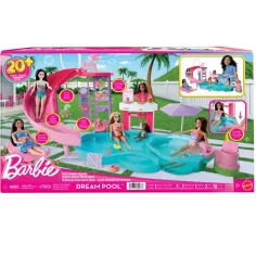 Barbie: Игрална комплектация за парти с басейн Dream Pool - Mattel