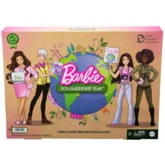 Barbie: Комплект кариерни кукли заедно за Земята 4бр. - Mattel