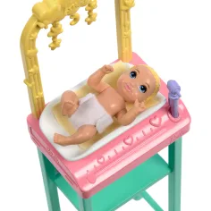 Barbie кариерна кукла педиатър с кафява коса, комплект за игра - Mattel изображение 4