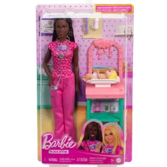 Barbie кукла лекар с кафяви коси - Mattel