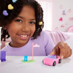 Barbie: Мини BarbieLand превозни средства - Мечтан автомобилен комплект - Mattel изображение 4