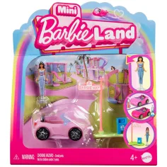 Barbie: Мини BarbieLand превозни средства - Мечтан автомобилен комплект - Mattel