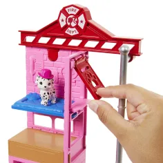 Barbie: Пожарна станция комплект за игра - Mattel изображение 4