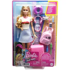 Barbie®: Приключения в Dreamhouse - пътуваща кукла Barbie с аксесоари - Mattel