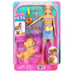 Barbie Разходка с куче на ролери - Руса кукла - Mattel