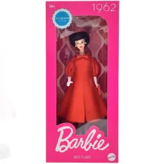 Barbie Red Flare 1962 колекционерска кукла 15см изображение 1