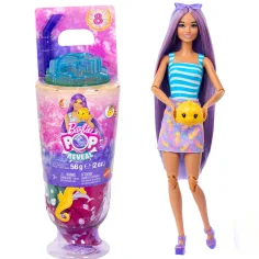 Barbie Reveal ароматен Shaker серия с кукла с лилава коса и морски кон - Mattel