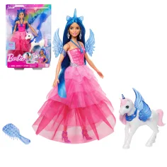 Barbie: Сапфирен пегас принцеса кукла с аксесоари - Mattel