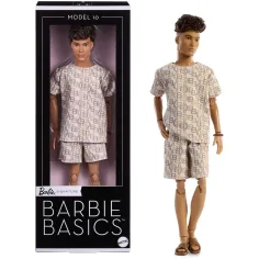 Barbie: Signature Basics Neutral Collection 10 колекционерска кукла Кен - Mattel