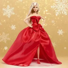 Barbie: Signature Holiday 2026 колекционерска кукла с руса коса 32 см - Mattel изображение 5