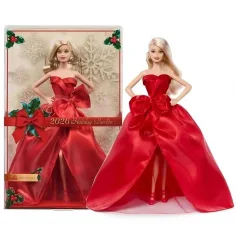 Barbie: Signature Holiday 2026 колекционерска кукла с руса коса 32 см - Mattel