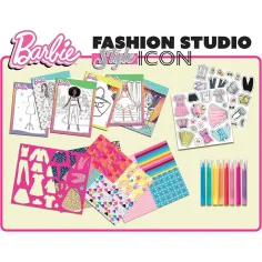 Barbie Style Icon комплект за оцветяване и обличане - Lisciani изображение 2