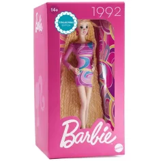 Barbie Totally hair 1992 колекционерска кукла 15см