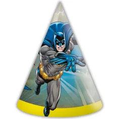 Batman хартиена парти шапка комплект от 6 броя