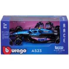 Bburago: Alpine A523 F1 състезателен автомобил метален автомобилен модел 1/43 изображение 4
