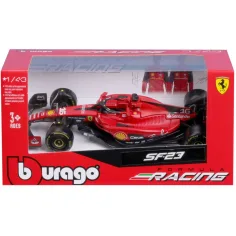 Bburago: Ferrari SF23 F1 състезателен автомобил метален автомобилен модел 1/43 (Шарл Леклер #16) изображение 4