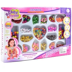 Beads Series: Комплект за изработка на бижута с мъниста и ключове 100+ мъниста