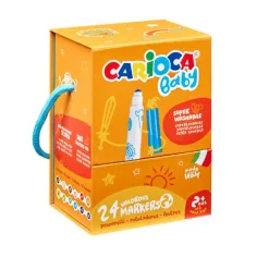 Бебе комплект от 24 броя изтриваеми флумастери - Carioca