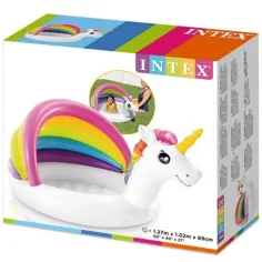 Бебешки басейн с еднорог 127x102x69см - Intex изображение 3