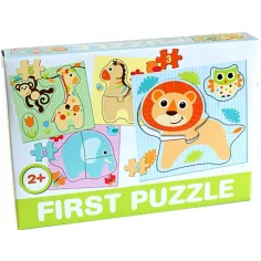 Бебешки пъзел с животни - D-Toys