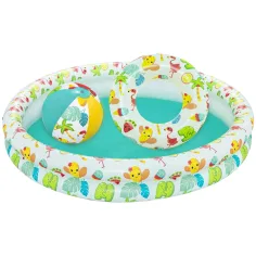 Bestway: Beachtastic надуваем басейн за игра 3в1 комплект Ø 122 x 20 см