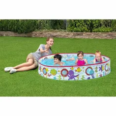 Bestway: Fill 'N Fun подводен свят с твърда стена детски басейн Ø 152 x 25 см изображение 4