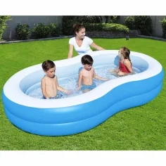Bestway: Family Pool Lagoon семеен овален двупръстенен басейн 262 x 157 x 46 см изображение 2