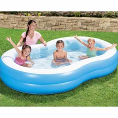 Bestway: Family Pool Lagoon семеен овален двупръстенен басейн 262 x 157 x 46 см изображение 5
