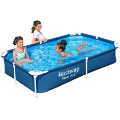 Bestway: Steel Pro метална рамкова басейн 221x150x43cm изображение 2