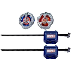 Beyblade X Marvel Collab Captain America vs Red Hulk въртяща играчка комплект – Hasbro изображение 2