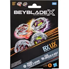Beyblade X Pearl Tiger 3-85WB и Coil Orochi 6-60LF комплект за въртене - Hasbro