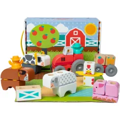 Blockables: Ферма дървен строителен комплект - Melissa & Doug
