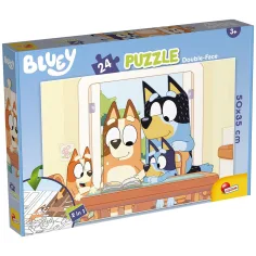 Bluey 2 в 1 24бр. пъзел и оцветяване 50x35см - Lisciani