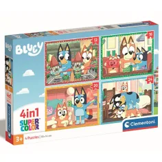 Bluey 4 в 1 12, 16, 20 и 24 части пъзел - Clementoni