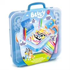 Bluey Airbrush Art постер комплект за създаване в куфар изображение 1