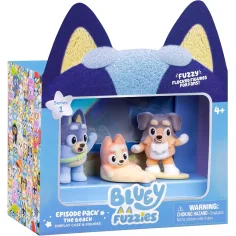 Bluey Fuzzies Епизод 3бр. комплект - Плаж