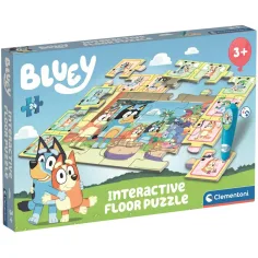Bluey и приятелите му интерактивен 24бр. подов пъзел - Clementoni