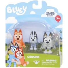 Bluey: Игрална комплектация с братовчедите - Бинго, Маффин, Сокс