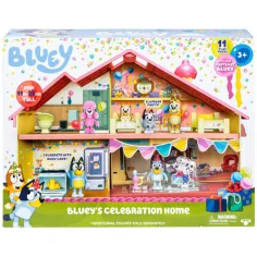 Bluey: Празнична семейна къща комплект с фигура на Bluey
