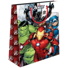 Луна: Подаръчна чанта Marvel Отмъстителите с мотиви на супергерои 26x32x12cm