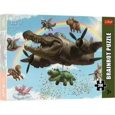 Brainrot: Bombardino Crocodilo 200 части пъзел - Trefl