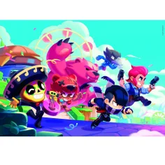 Brawl Stars Супергерои в действие 180 бр. пъзел с стикер – Clementoni изображение 2