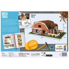 Brick Trick строим от тухли: Ферма 130 части строителна игра - Trefl изображение 2