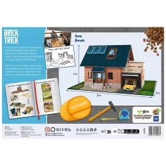 Brick Trick строим от тухли: Къщичка с гараж 290 части строителна играчка - Trefl изображение 2