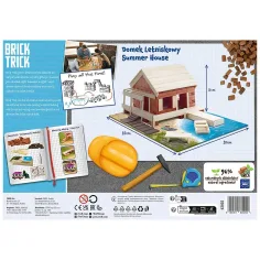 Brick Trick строим от тухли: Лятна къща 120 части строителна игра - Trefl изображение 2