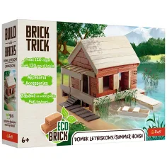Brick Trick строим от тухли: Лятна къща 120 части строителна игра - Trefl изображение 1
