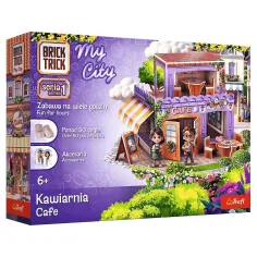 Brick Trick строим от тухли: Моето Градско Кафе 50 части строителна игра - Trefl изображение 1