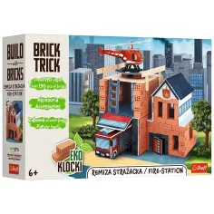 Brick Trick строим от тухли: Пожарна служба 190 части строителна игра - Trefl изображение 1