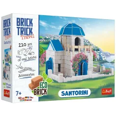 Brick Trick строим от тухли: Санторини 210 части строителна игра - Trefl изображение 1