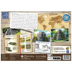 Brick Trick строим от тухли: Стълбеста пирамида 210 части строителна игра - Trefl изображение 2